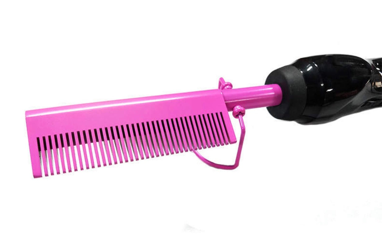 "Pretty in Pink" electric hot comb